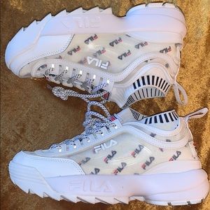 White Filas size 8 1/2